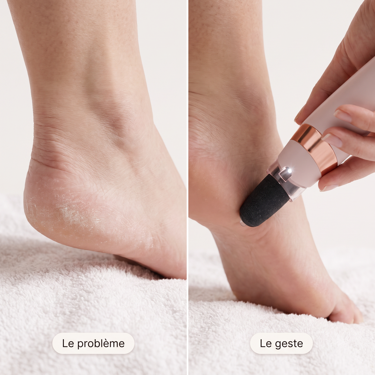 PediPen – Râpe électrique pieds pour talons doux | Roselie