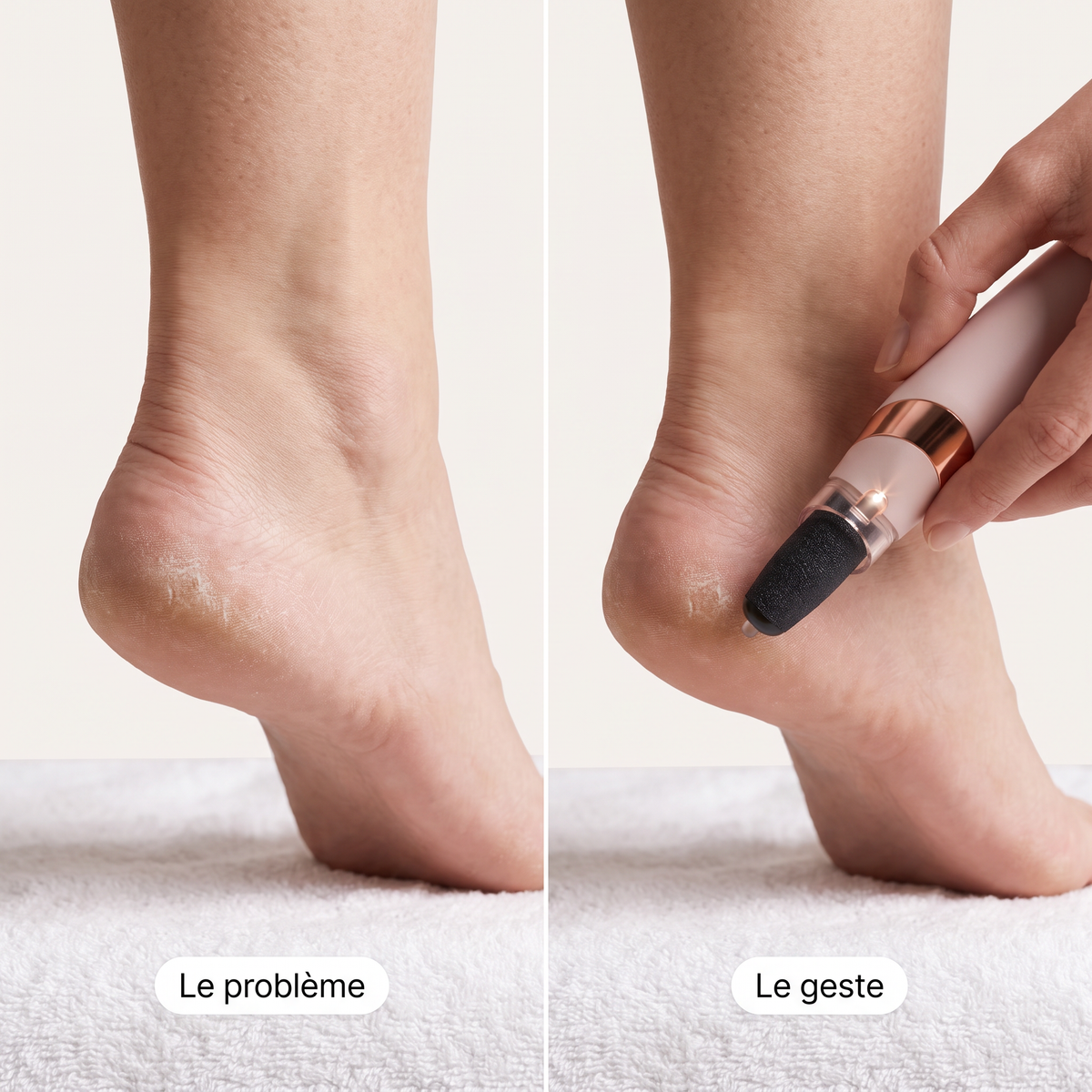PediPen – Râpe électrique pieds pour talons doux | Roselie